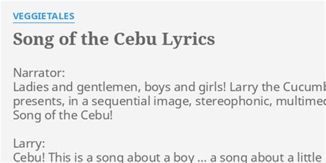 The Song of Cebu Lyrics .